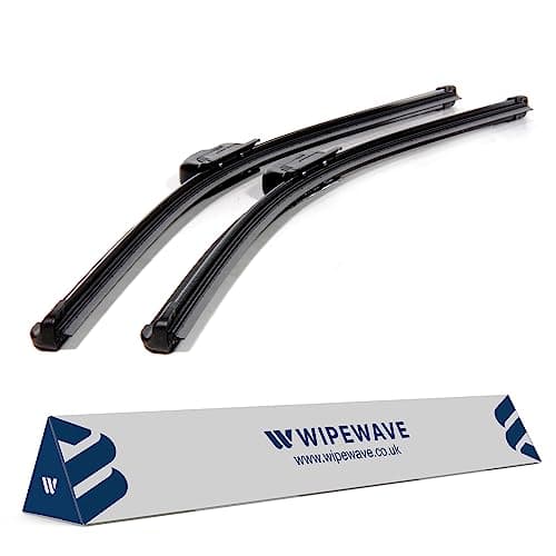 Image of WipeWave Windscreen Wiper Blades for Honda Jazz 2015-2019 Hatchback, 26" 13" FRONT U-Hook Enhanced Clarity, Quick Installation, Easy Replacement
