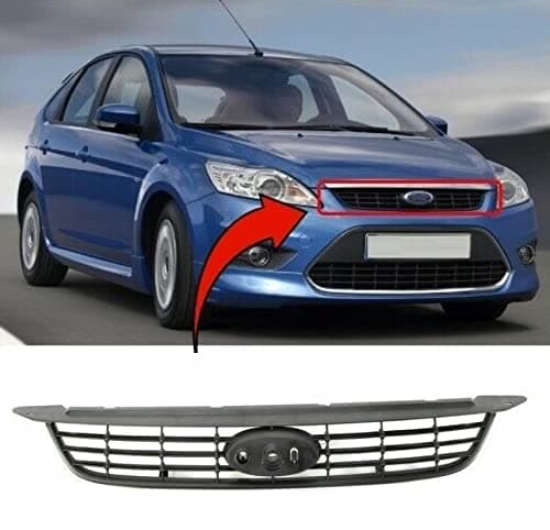 Image of TVP Trade Vehicle Parts.co.uk Compatible With Front Grille Main Centre Black Ford Focus 2008-2012