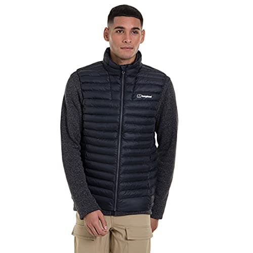 Image of Berghaus Men's Vaskye Synthetic Insulated Jacket | Extra Warm | Durable Coat | Lightweight Design | Puffer Insulated Gilet, Black/Black, M
