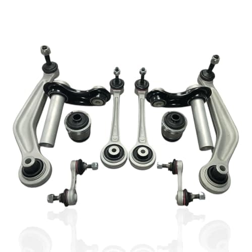 Image of Rear Suspension Wishbone Track Control Arms Links Kit Compatible With BMW 5 Series (E60, E61),1995-2010,8 Pcs kit