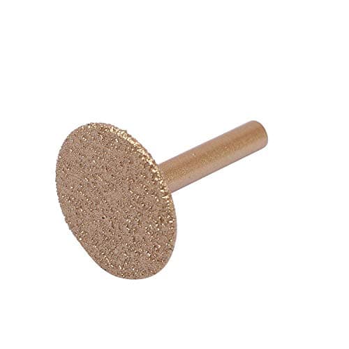 Image of KATSU Tools Die Grinder Burr Diamond Router Bit 6mm Shank Grit 40# Circular 30x2