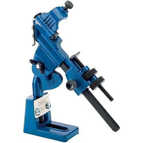 Image of Draper 44351 Drill Grinding Attachment for Bench Grinder , Blue