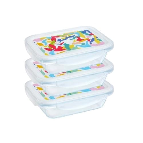 Image of Pyrex Cook&Go - Lunch Box rectangular 0.8L (Multicolor lid)