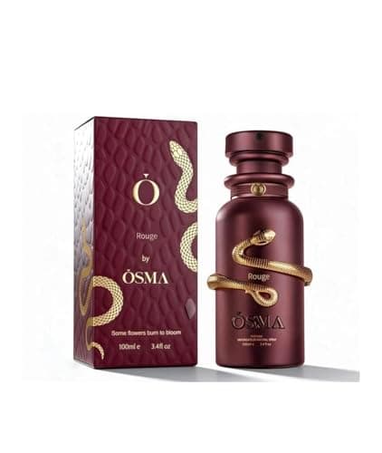 Image of Oud Rouge Eau de Parfum 100ml – Luxury Arabian Perfume – Cinnamon, Saffron & Rose – Long Lasting Unisex Fragrance – Woody Amber Scent Notes