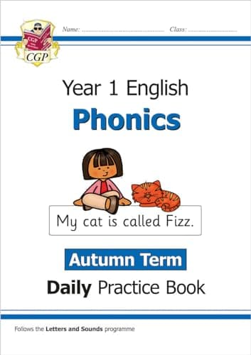 Image of KS1 Phonics Year 1 Daily Practice Book: Autumn Term (CGP Year 1 Daily Workbooks)
