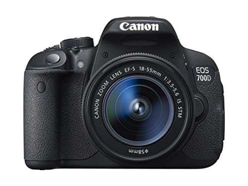 Image of Canon EOS 700D Digital SLR Camera (EF-S 18-55 mm f/3.5-5.6 IS STM Lens, 18 MP, CMOS Sensor, 3 inch LCD) (Renewed)
