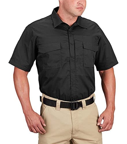 Image of Propper Men's REVTAC Short Sleeve Shirt, Black, Large