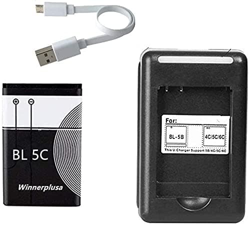 Image of Rechargeable Battery for Nokia BL 5C with The Charger