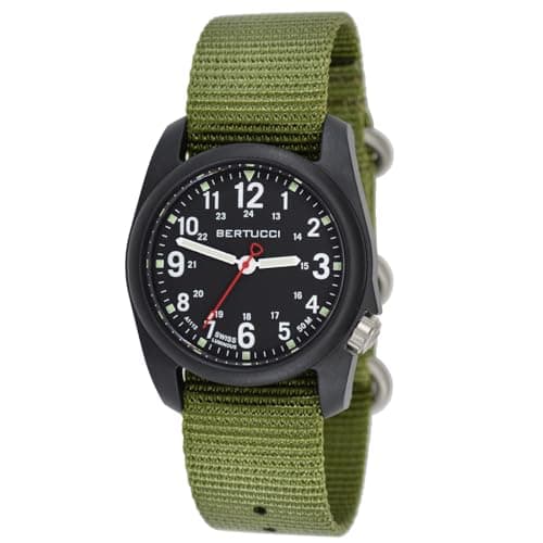 Image of bertucci Dx3 Field Watch, Black - Forest Nylon, Casual, Military, Sport