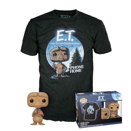 Image of E.T. the Extra-Terrestrial POP! & Tee Box E.T. w/Reeses (Large)