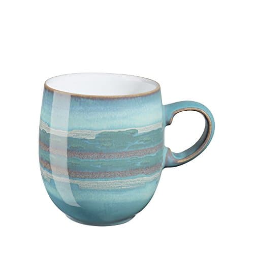 Image of Denby Azure Coast Large Curve Mugs, Set of 4