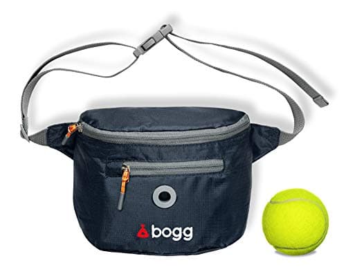 Image of BOGG | Gift for dog owner | Dog walking bag | Dog bag Dispenser | Waste carrier | Shoulder | bumbag | grey