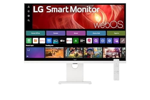 Image of LG SMART Monitor 37U730SA-W, 4K UHD IPS 37 inch, 60Hz, 5ms GtG, HDR10, Wi-Fi, Bluetooth, Home office - Remote Desktop, Airplay, webOS smart apps with remote, Speakers, HDMI, USB-C, White
