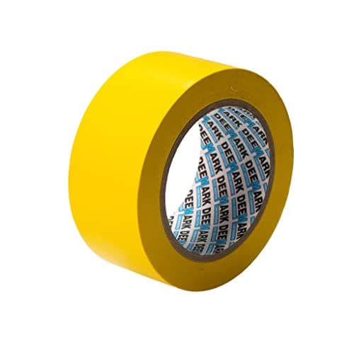 Image of Shadow Foam PVC Floor Marking Tape 50mm x 33M | Heavy Duty Vinyl Safety Tape for Floor Lines & Hazard Marking | Industrial, Warehouse, Workshop & Shop Use (Yellow, Single Roll)