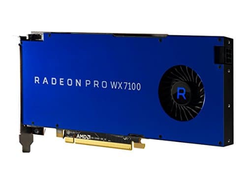 Image of AMD Radeon Pro WX7100 8GB GDDR5 Professional Graphics Card - Stream Processors: 2304, 256-bit, up to 224 GB/s, 5.73 TFLOPs, 4x DisplayPort 1.4, Single Slot PCIe 3.0 x16, 130W Peak (Renewed)
