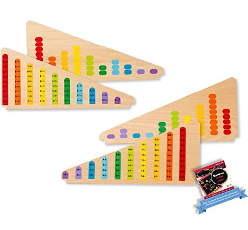 Image of Add & Subtract Abacus + FREE Melissa & Doug Scratch Art Mini-Pad Bundle [92722]