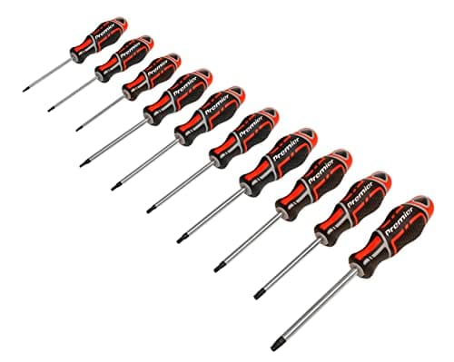 Image of Sealey 10pc GripMAX® TRX-Star* Screwdriver Set - Red - AK4324