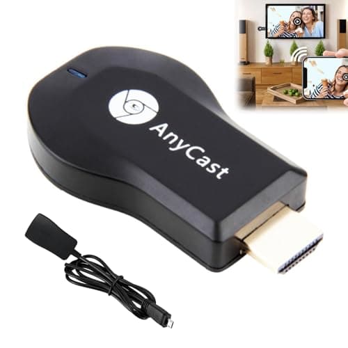 Image of Chromecast 4K Wireless Adapter for TV, Wireless Display Adapter, WiFi 4K 1080P Mobile Screen Mirroring Receiver Dongle, Wirelesss Dongle for iPhone Mac i-OS Android to TV Projector
