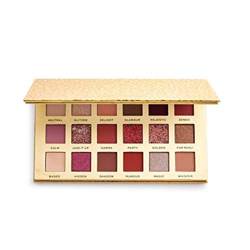 Image of Revolution Beauty London Pro, New Neutral, Eyeshadow Palette, 18 Shades, 18g, Cream