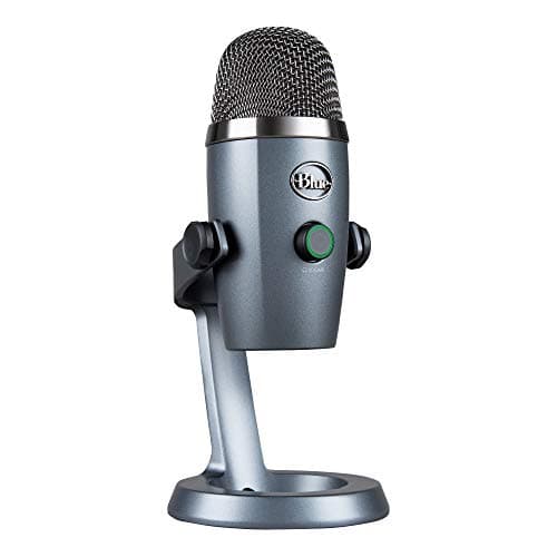 Image of Blue Yeti Nano Premium USB Mic for Recording, Streaming, Gaming, Podcasting on PC and Mac, Condenser Microphone with Blue VO!CE Effects, Cardioid and Omni, No-Latency Monitoring - Grey