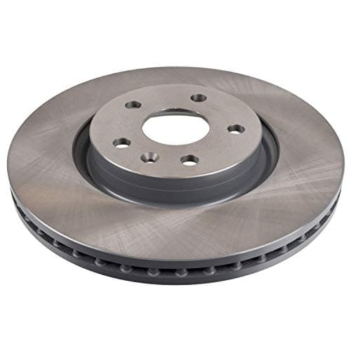 Image of febi bilstein 39188 Brake Disc Set (2 Brake Disc) front, internally ventilated, No. of Holes 5