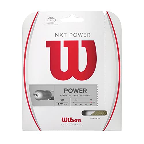 Image of Wilson NXT Power 18 Tennis String - Set, White
