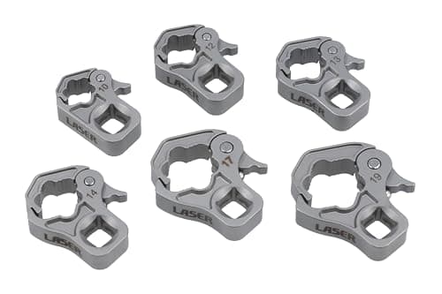 Image of Laser 8874 Ratchet Flare Nut Wrench Set 3/8" D