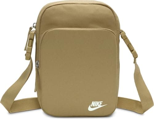 Image of Nike Unisex's Heritage Crossbody-Tasche (4 L) Bag (4L), Parachute Beige/Summit White, Einheitsgröße