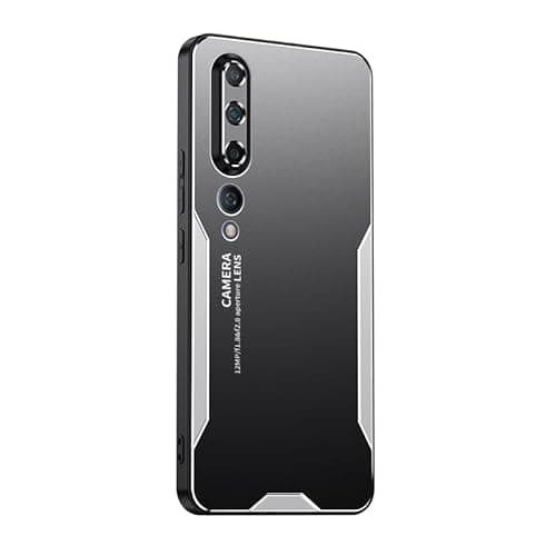 Image of Jiajihua Phone Case Compatible with Xiaomi Mi CC9 Pro 4G [Back panel + TPU] Camera Protection Drop-proof Phone Cover Black