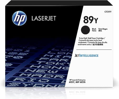 Image of HP CF289Y 89Y Extra High Yield Black Original LaserJet Toner Cartridge, Single Pack