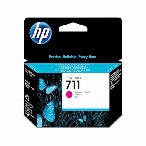 Image of HP 711 CZ131A Magenta 29-ml Genuine Ink Cartridge with Original Ink DesignJet T120, T125, T130, T520, T525, T530 Large Format Plotter Printers 711 DesignJet Printhead