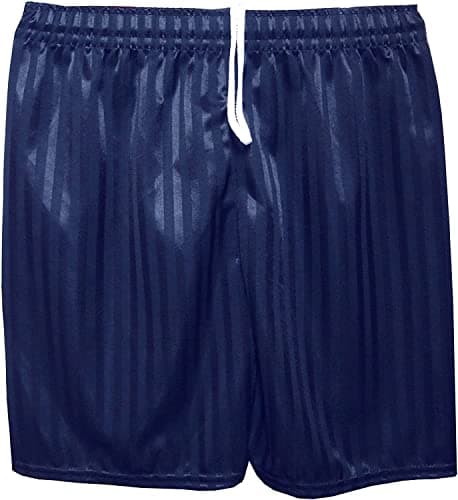 Image of RASH ACCESSORIES Boys Girls Kids Unisex Summer Striped PE Shorts with Drawstring Used Indoor Outdoor Sports Gym Cycling Football 9-10 Years (Blue)