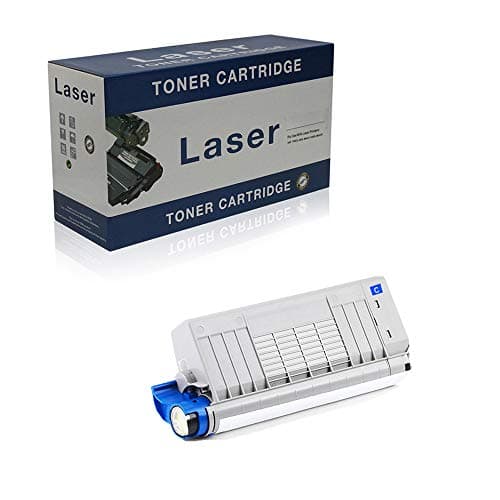 Image of Ineecink Compatible Toner Cartridge Replacement for OKI C721DN 46507616 46507615 46507614 46507613 for Use with OKI C712N C712DN Printer ,Cyan