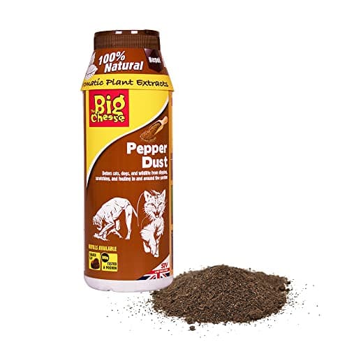 Image of The Big Cheese Cat and Dog Pepper Dust – 300 g, Natural and 100 Percent Biodegradable Cat and Dog Deterrent for the Protection of Patio and Garden Areas, Brown