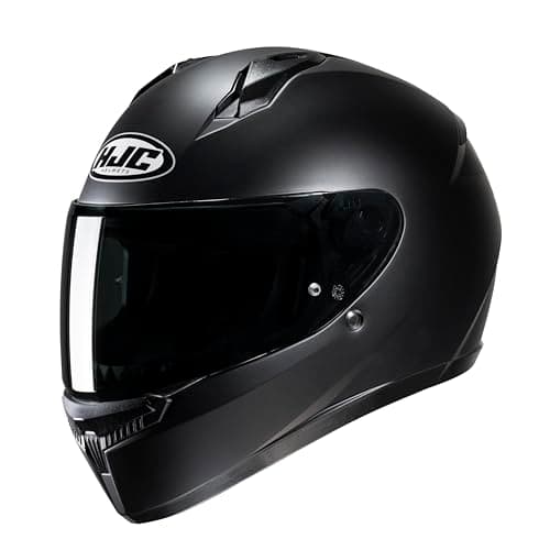Image of HJC C10 Full Face Motorcycle Helmet Motorbike Scooter Crash Lid. ECE 22.06. Matt Black (M) 57/58cm