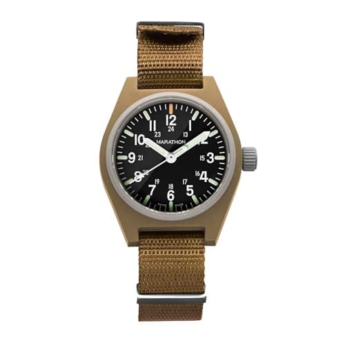 Image of Marathon General Purpose (GPQ-M) Mens Watch | Nylon Strap| Swiss Made Quartz Watch 34mm | WW194009