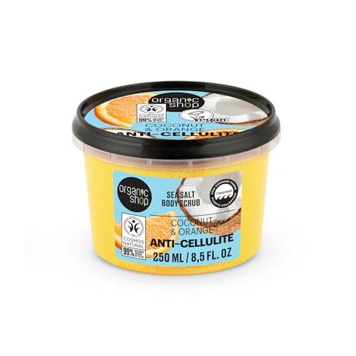 Image of Organic Shop 250ml Body Scrub Anti-Cellulite Coconut & Orange