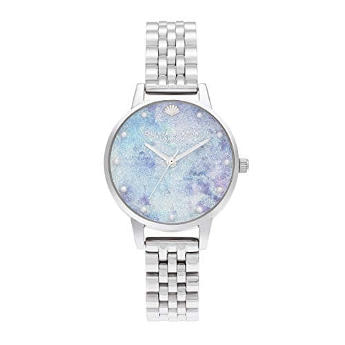 Image of Olivia Burton Analogue Quartz Watch for Women Under The SEA Collection with Silver Stainless Steel Bracelet - OB16US43