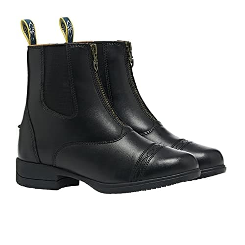Image of Shires Moretta Childrens/Adults Clio Paddock Boots - Black UK6/EU39