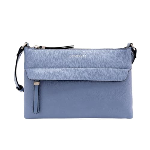 Image of Fiorelli Women's Isla Crossbody Bag, Lightweight & Stylish Shoulder Handbag with Adjustable Straps & Concealed Compartments, Faux Leather, Conflour Blue