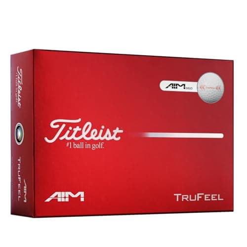 Image of Titleist TruFeel Golf Ball, Pack of 12, White (AIM 360)
