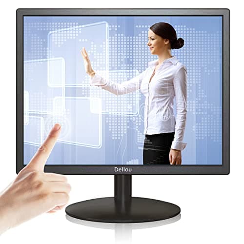 Image of Eoulyee 17 inch Touch Screen Monitoring LCD Display Security Camera Monitor Multifunction Interface HDMI, AV, BNC, VGA, USB, PC Input CCTV Computer Monitor Built-in Speaker 1280x1024 Full HD
