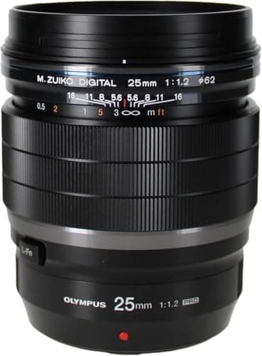 Image of Olympus V311080BU000 M. Zuiko Digital ED 25 mm 1:1.2 Pro Lens, Suitable for All MFT Cameras ( OM-D & PEN Models, Panasonic G-Series), Black