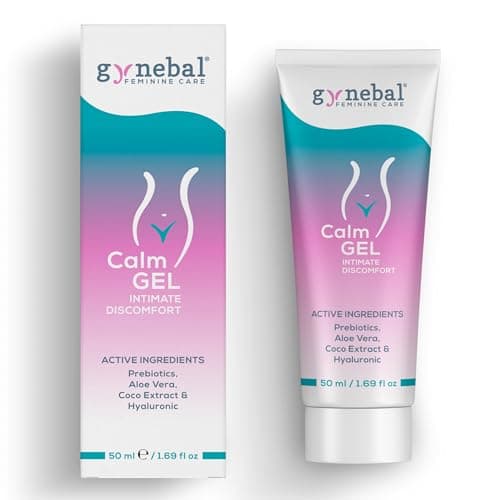 Image of GYNEBAL Calm PREBIOTICS Gel for External use - 50 ml - Vulvar moisturiser Gel that Relief Womens Intimate uncomfortableness, Dryness, Itch…. - with prebiotics to Protect Intimate Flora