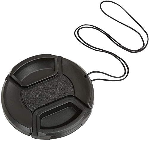 Image of AIHG Universal Center Pinch Snap-on Front Lens Cap 40.5mm 46mm 49mm 52mm 55mm 58mm 62mm 67mm 72mm 77mm 82mm for choose For Canon Nikon Sony Pentax Olympus Fuji Camera with String (58mm)