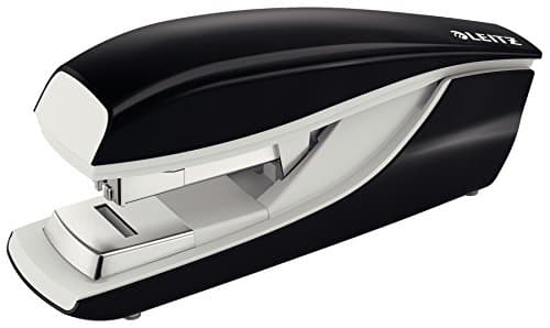 Image of Leitz NeXXt 5523 Strong Metal Flat Clinch Stapler 40 Sheet Capacity for 24/8 and 26/8 Staples - Black