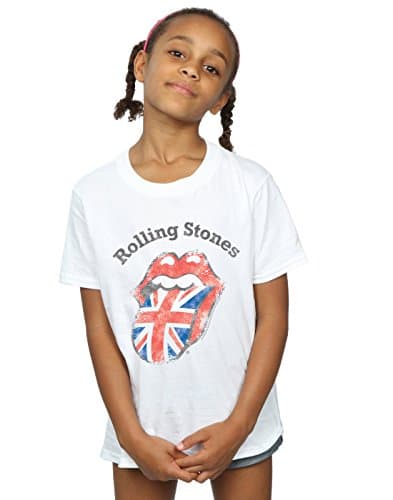 Image of Rolling Stones Girls UK Tongue T-Shirt 12-13 Years White