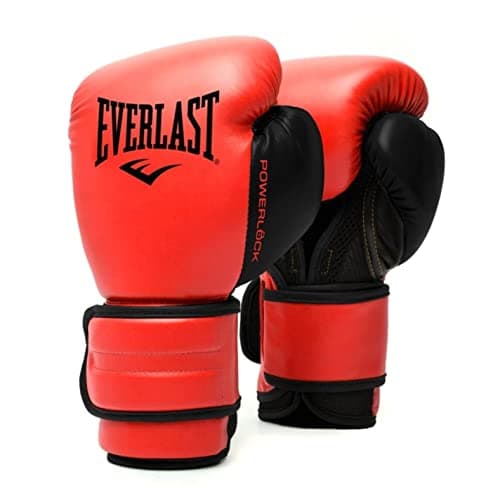 Image of Everlast Unisex Powerlock Training Gloves Red 10oz