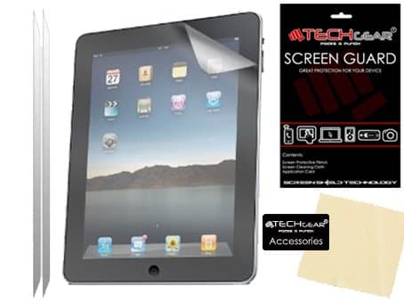 Image of TECHGEAR [2 Pack] Anti Glare Screen Protectors for iPad 4 with Retina Display - Matte Lcd Screen Protectors Compatible with Apple iPad 4 (4th Gen)