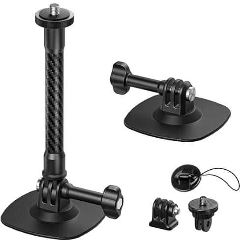 Image of Maectech Flexible Adhesive Mount Compatible for Insta360 Helmet Mount X5 X4 X3 Ace Pro for Go Pro HERO Action Camera Base Kit for Dji Osmo Action Sports Camera Accessories